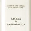 Amber & Sandalwood- 500 Ml -Freshs Centsy Shop cereria molla amber sandalwood hand and body cream unisex