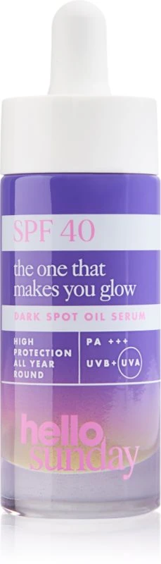 Hello Sunday The One That Makes You Glow- SPF 40 30 Ml