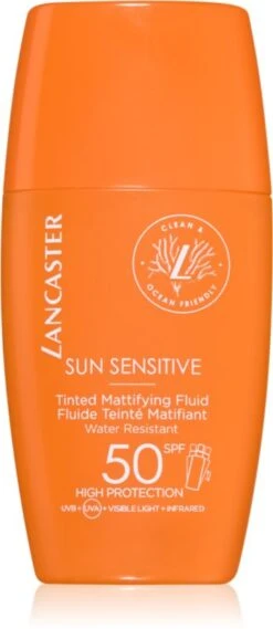 Lancaster Sun Sensitive Tinted Mattifying Fluid- SPF 50 30 Ml