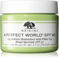 Origins A Perfect World™ SPF 40 Age-Defense Moisturizer With White Tea- 50 Ml