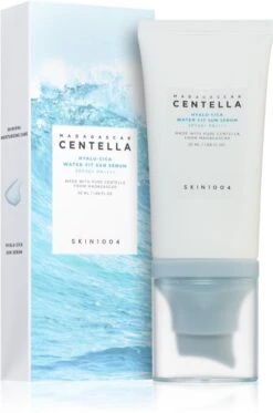 Madagascar Centella Hyalu-Cica Water-Fit Sun Serum- SPF 50+ 50 Ml -Freshs Centsy Shop skin1004 madagascar centella hyalu cica water fit sun serum protective serum with moisturising effect 1